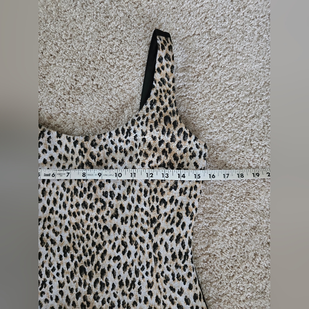 DIANE VON FURSTENBURG women's Arianna leopard print fitted dress size XS 0 - Picture 6 of 11